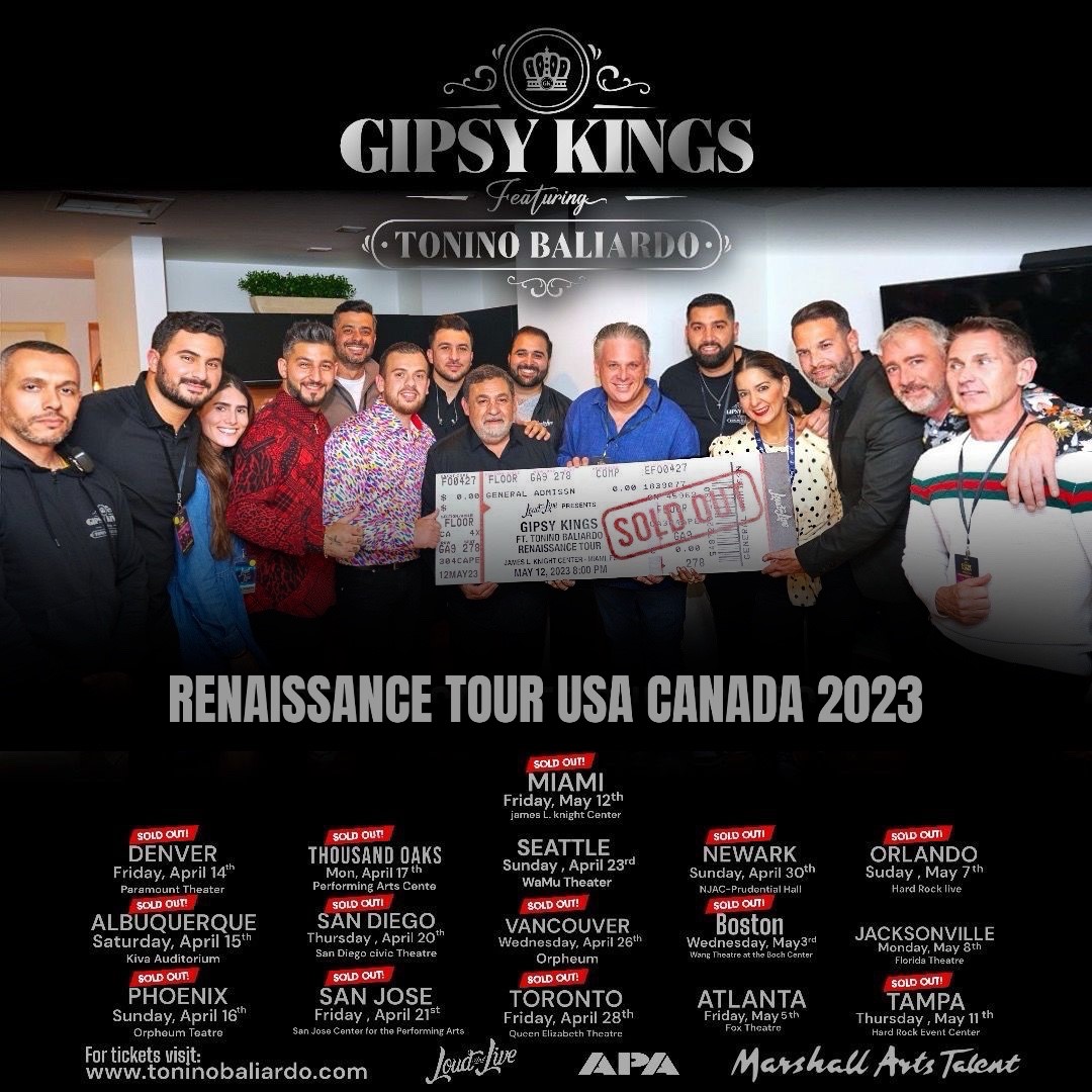 gipsy kings tour 2022 europe