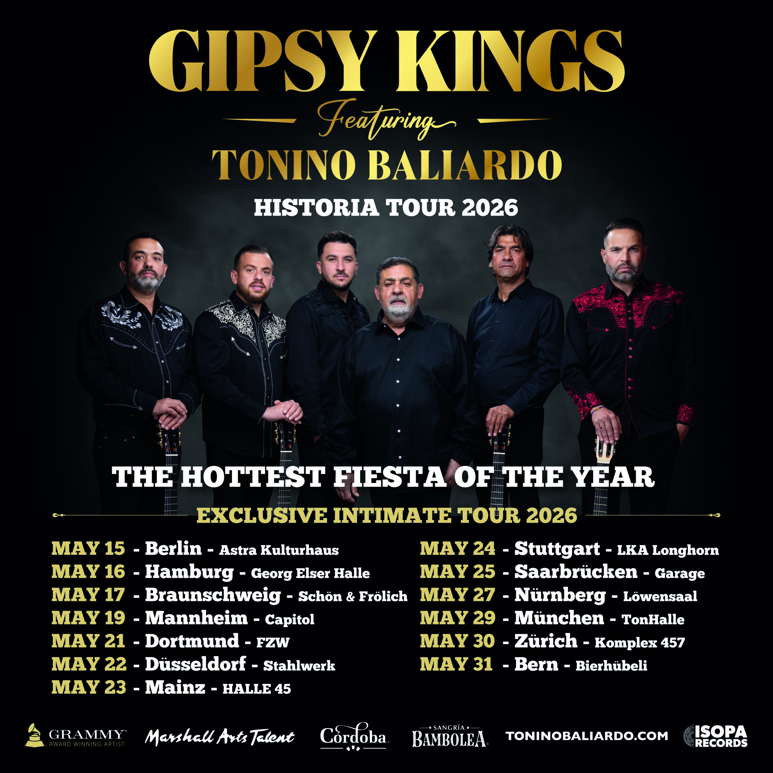 New tour dates announced